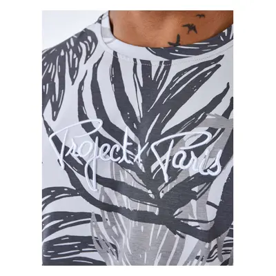 All over palm leaves T-shirt Project X Paris