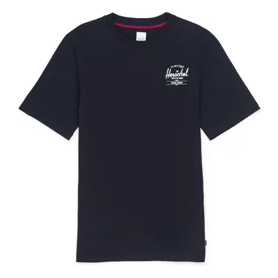 T-shirt Herschel classic logo black/white