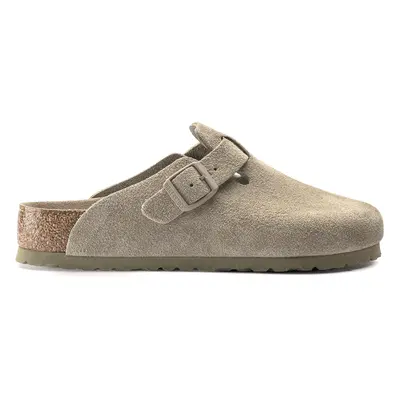 Women's leather clogs Birkenstock Boston Suede