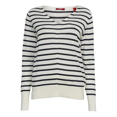 Women's striped v-neck sweater Esprit