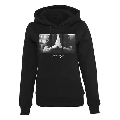 Women's hooded sweatshirt Mister Tee pray