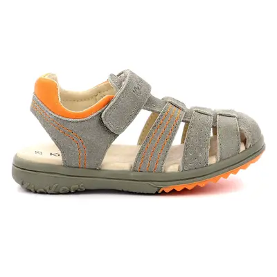 Baby boy sandals Kickers Platinium