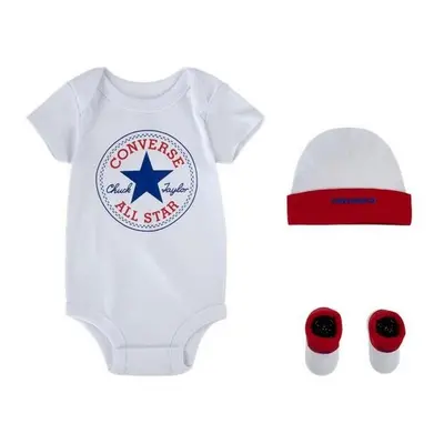 Baby boy bonnet + bodysuit + slippers set Converse Classic CTP