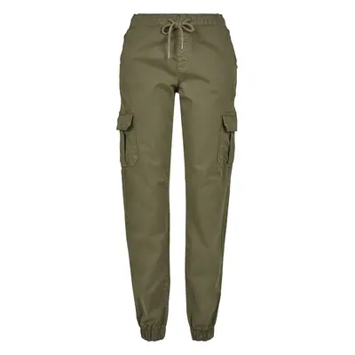 Women's Trousers Urban Classics high waist cargo jogging