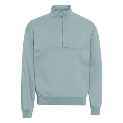 Sweatshirt 1/4 zip Colorful Standard Organic steel blue