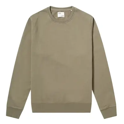 Sweatshirt Crewneck Colorful Standard Classic Organic dusty olive