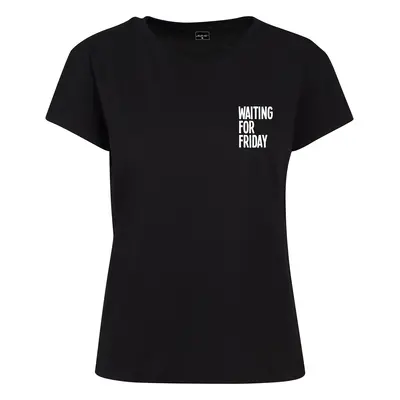 Women's large size T-shirt Mister Tee Waiting For Friday Box