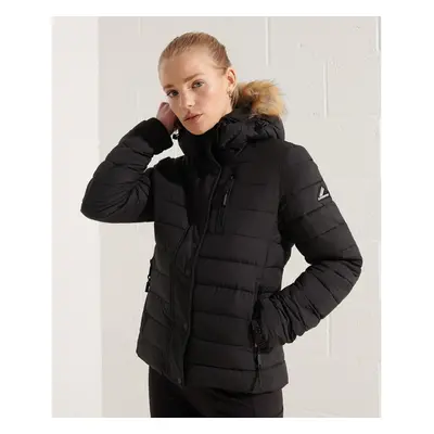 ClassicPuffer Jacket with fake fur Superdry Fuji