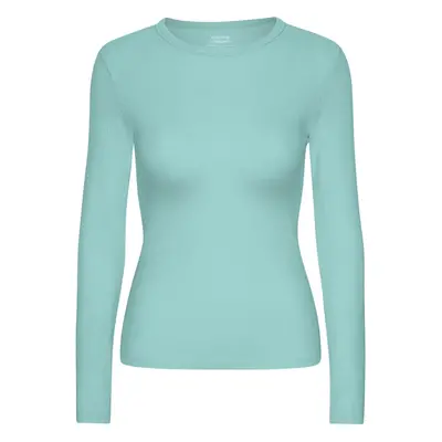 Women's long sleeve T-shirt Colorful Standard Organic Teal Blue