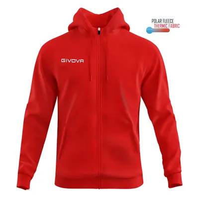 Fleece Hoodie with zip Givova 500