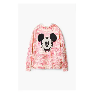 Women's retro hooded sweatshirt Desigual Mickey