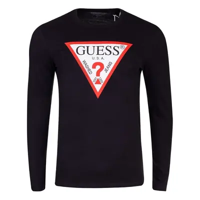 Long sleeve round neck T-shirt Guess Original Logo