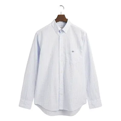 Classic long-sleeve shirt in gingham check poplin Gant