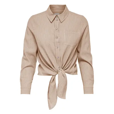 Women's long sleeve shirt Only onllecey knot