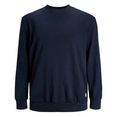 Sweatshirt large size Jack & Jones Basic Bleu