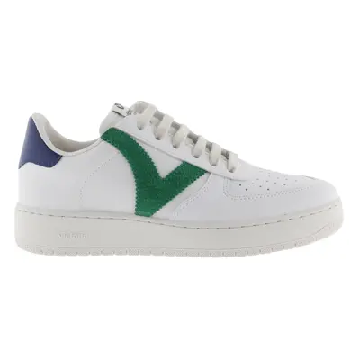 Women's contrasting leather effect Trainers Victoria Madrid