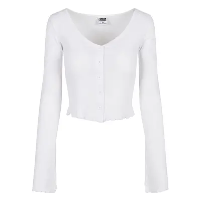 Women's cardigan Urban Classics cropped rib (GT)