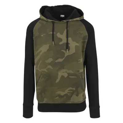 Hooded sweatshirt Urban Classic contrat raglan