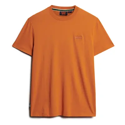 Embroidered T-shirt with organic cotton logo Superdry Essential