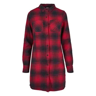 Women's shirt dress Urban Classics check