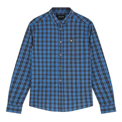 Long sleeve checkered poplin shirt Lyle & Scott Checked Poplin