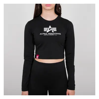 Women's long sleeve crop top Alpha Industries Basic