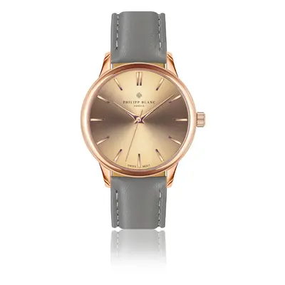 Leather watch Philipp Blanc Lugano