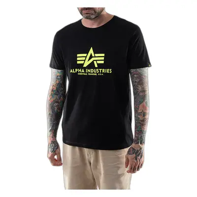 T-shirt Alpha Industries Basic Neon Print