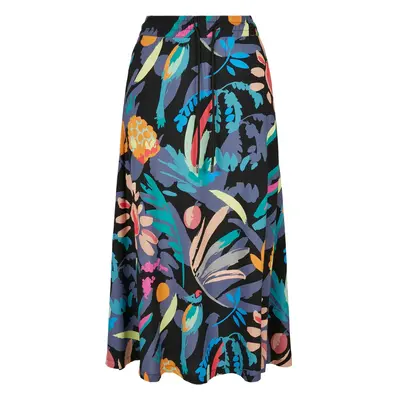 Mid-length viscose skirt for women Urban Classics