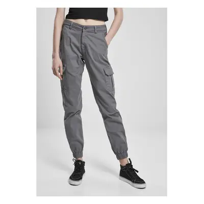 Women's Trousers Urban Classics high waist cargo