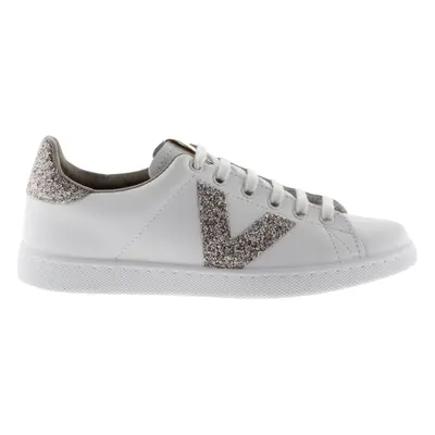 Leather Trainers Victoria tennis glitter