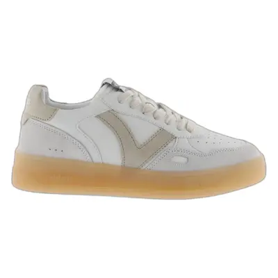 Leather and suede effect trainers Victoria Seúl