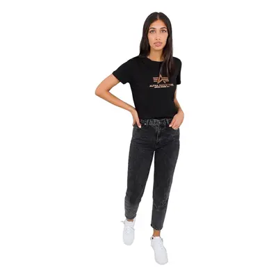 Women's T-shirt Alpha Industries New Basic Foil Print