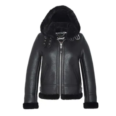 Hooded bomber jacket for women Schott