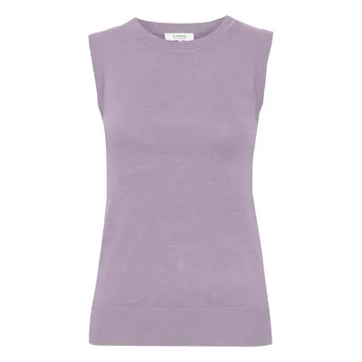 Sleeveless sweater round neck woman b.young Pimba1