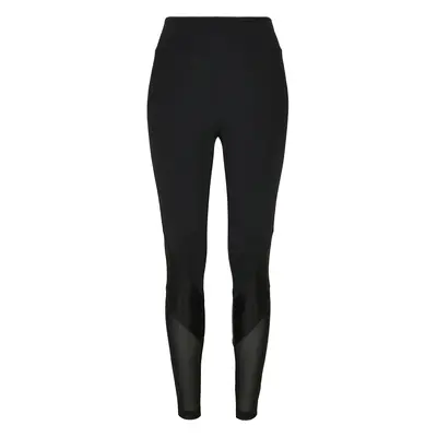 Women's high-waisted leggings Urban Classics mixed tech (GT)