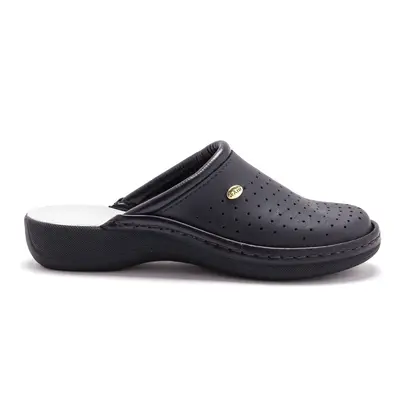 Women's leather mules Pédiconfort