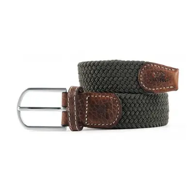 Elastic braided belt Billybelt Vert Kaki