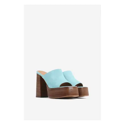 Wedge mules for women Bronx No-sion