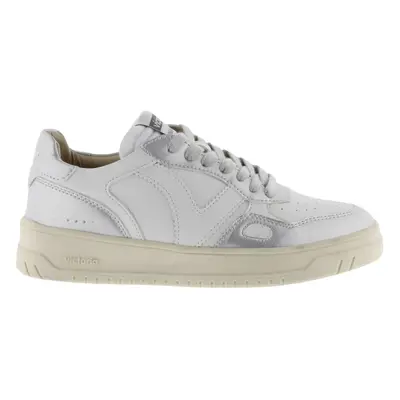 Women's leather-effect metal Trainers Victoria Seul