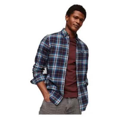 Long-sleeved lumberjack shirt in organic cotton Superdry