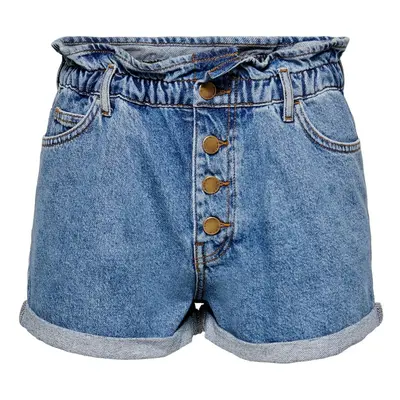 Women's denim shorts Only Cuba life paperbag