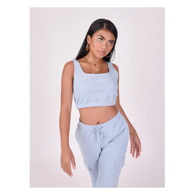 Women's basic wide strap crop top Project X Paris