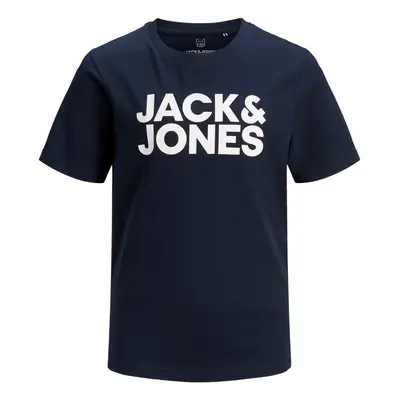 T-shirt for children with crew neck Jack & Jones ecorp logo