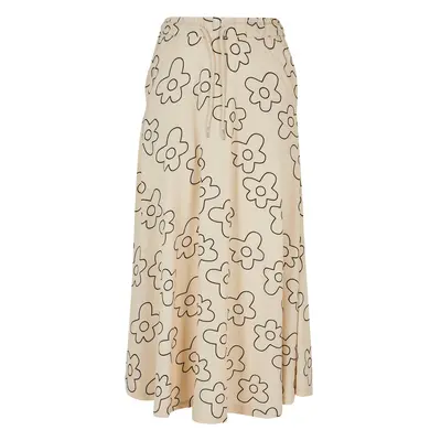 Mid-length skirt viscose woman Urban Classics