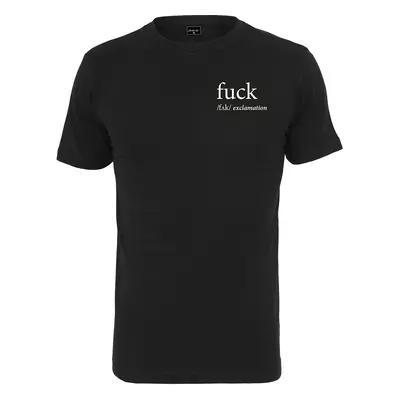 T-shirt Mister Tee Fuck you basic