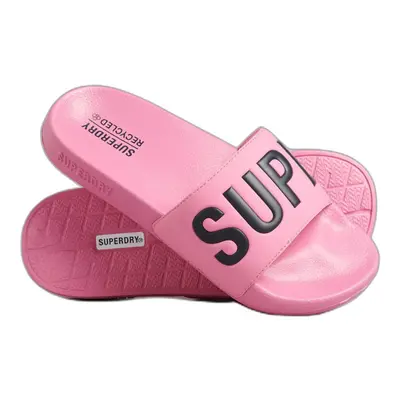 Women's vegan pool slippers Superdry Code Core