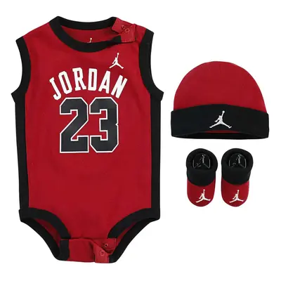 Jordan 23 Baby Swimsuit/Beanie/Slipper Set