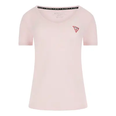 Women's v-neck T-shirt Guess Mini Triangle