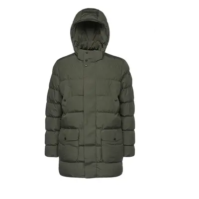 Long hooded down jacket Geox Pieve